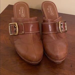 Vintage Coach clogs - in excellent condition